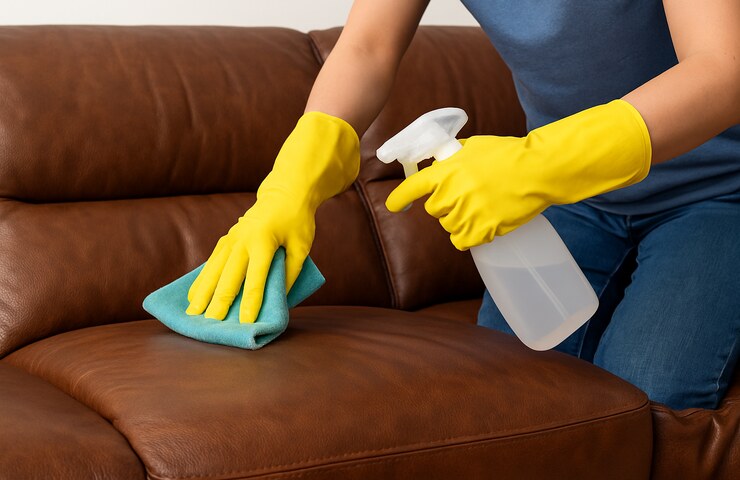 Best Way to Clean and Disinfect Leather Couches