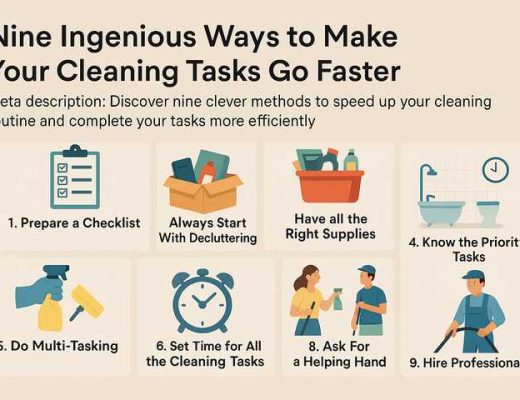 9 Ingenious Ways to Make Your Cleaning Tasks Go Faster