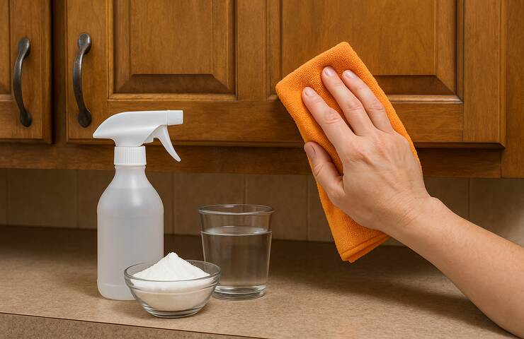 Greasy Kitchen Cabinets: Expert Cleaning Guide