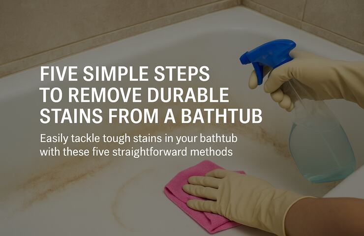 Five Simple Steps to Remove Durable Stains from a Bathtub