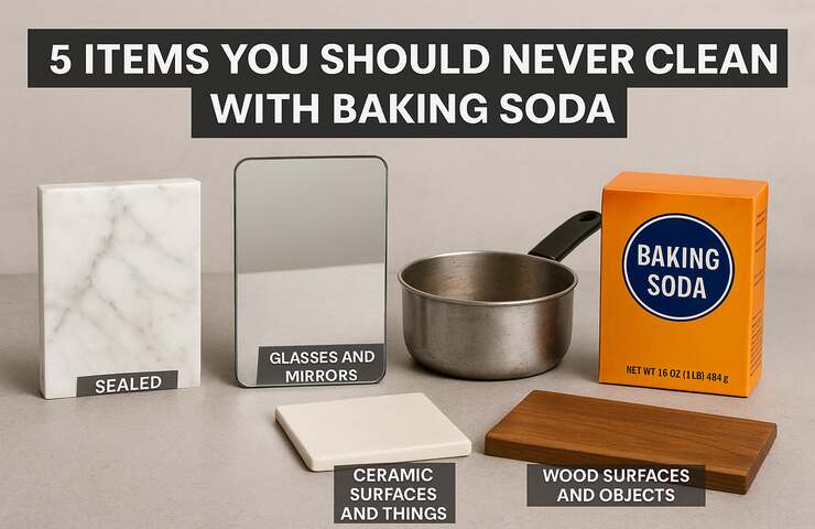 5 Items You Should Never Clean with Baking Soda