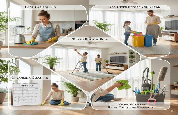 5 Golden Cleaning Principles to Keep Your Home Shining