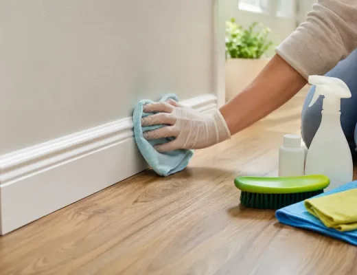 Best Way to Clean Baseboards and Skirting Boards Fast